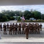 พ.ต.อ.ชัยมิตร สิทธิพูน ผกก.สภ.พัฒนานิคม นำข้าราชการตำรวจในสังกัดร่วมกิจกรรมวันตำรวจ ประจำปี 2568