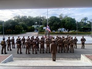 พ.ต.อ.ชัยมิตร สิทธิพูน ผกก.สภ.พัฒนานิคม นำข้าราชการตำรวจในสังกัดร่วมกิจกรรมวันตำรวจ ประจำปี 2568