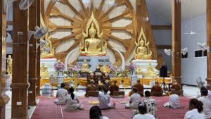 พ.ต.อ.ชัยมิตร สิทธิพูน ผกก.สภ.พัฒนานิคม ร่วมกิจกรรมส่งเสริมพระพุทธศาสนา เนื่องในวันมาฆะบูชา ประจำปี 2569